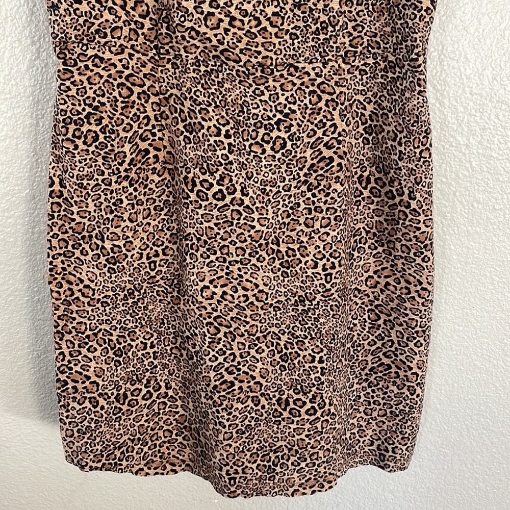 Urban Outfitters leopard mini dress Size 2 - Picture 7 of 12